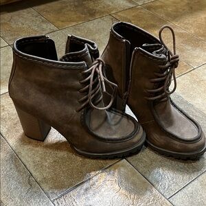Sugar Brown Ankle Boots for Women